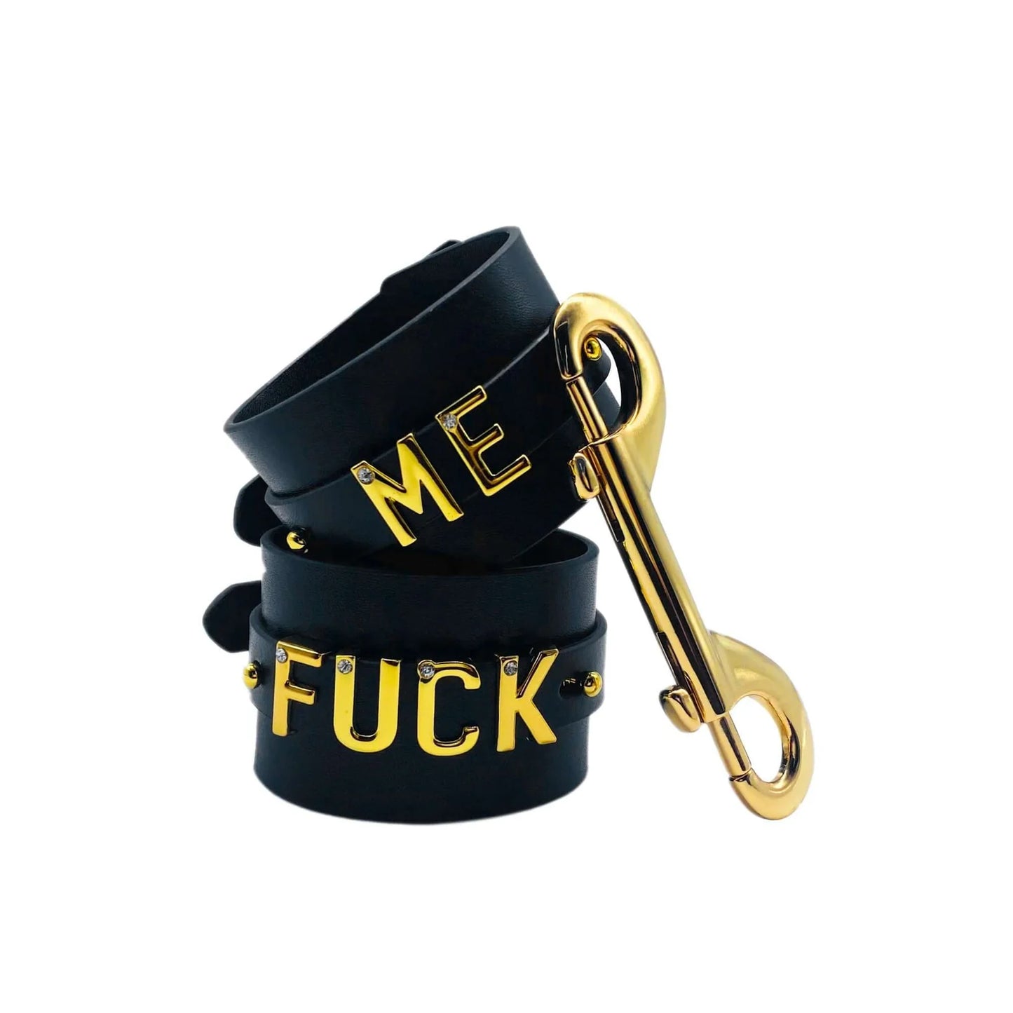Leather Personalized Handcuffs
