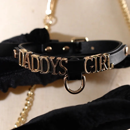 Leather Personalized Choker