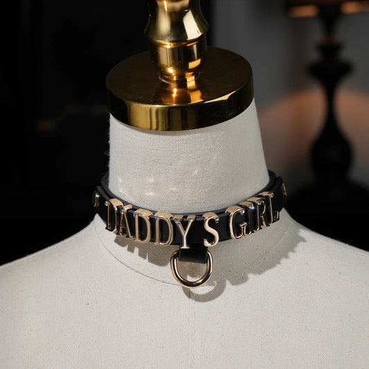 Leather Personalized Choker