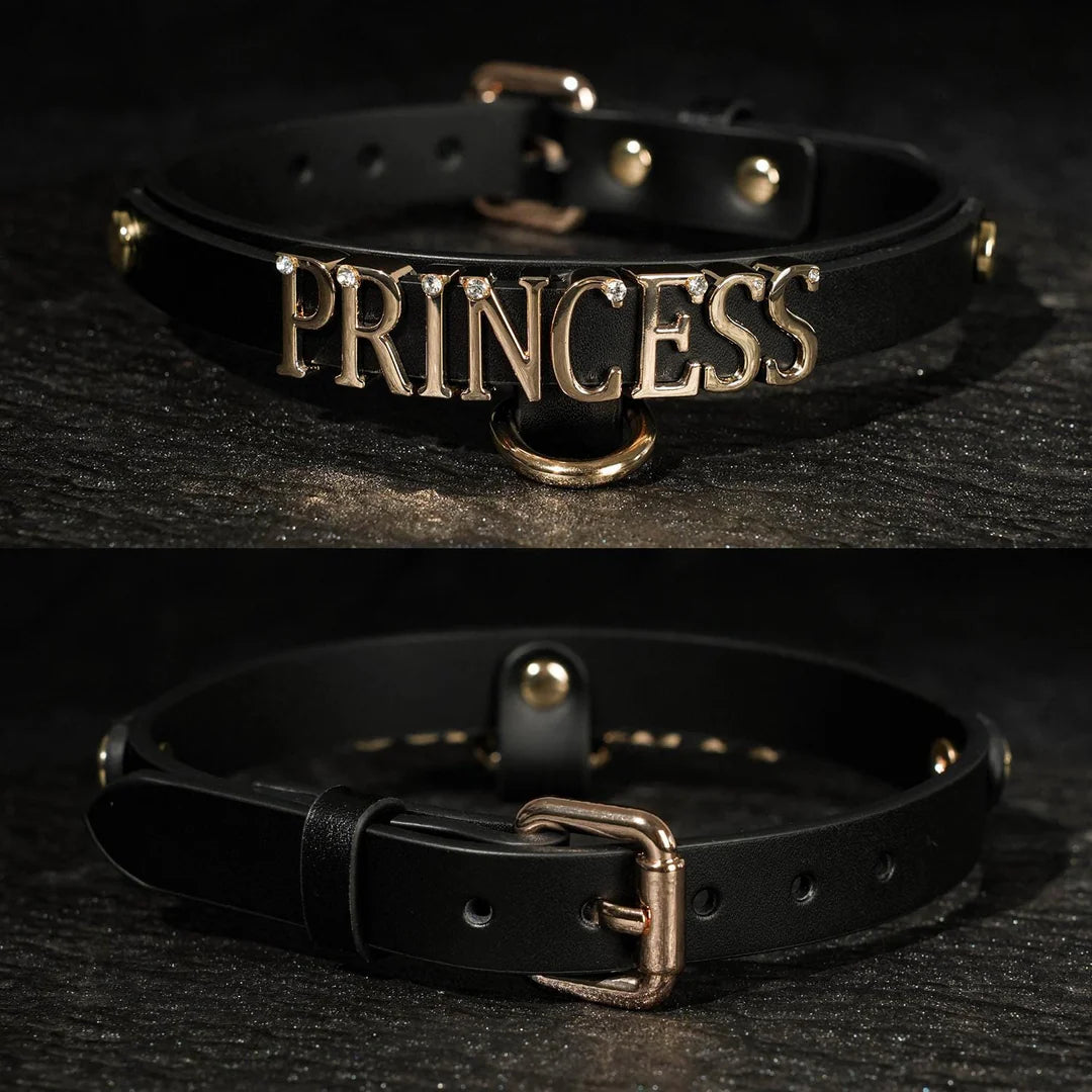 Leather Personalized Choker