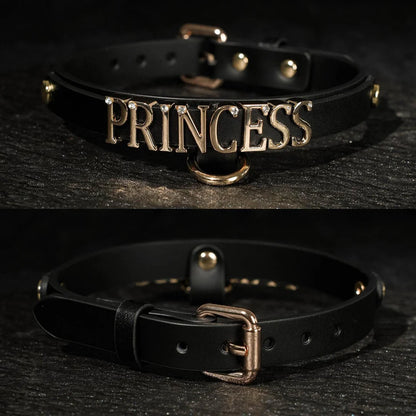 Leather Personalized Choker