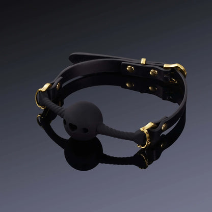 Middle Heart-Shaped Breathable Mouth Gag