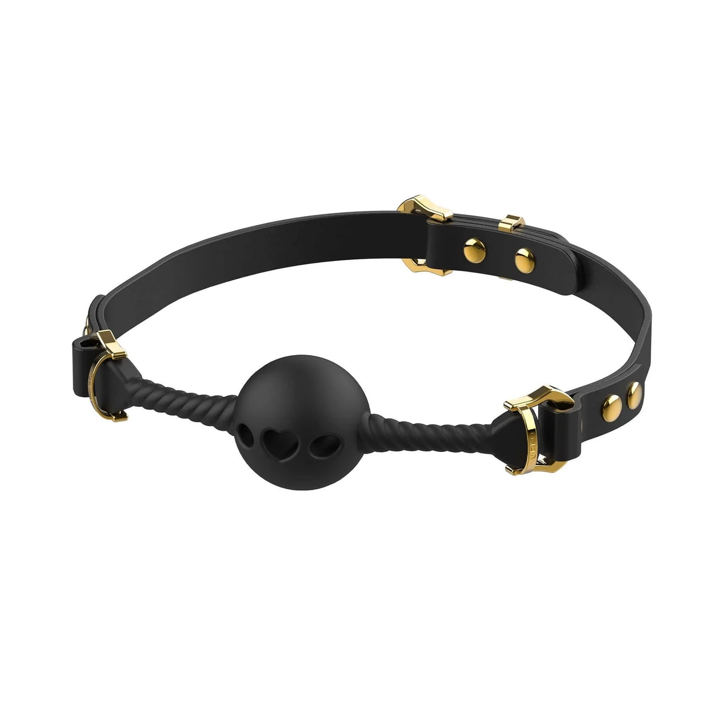 Middle Heart-Shaped Breathable Mouth Gag
