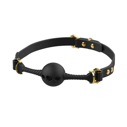 Middle Heart-Shaped Breathable Mouth Gag